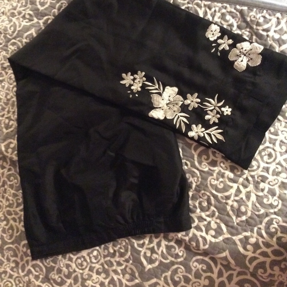 Silk pants